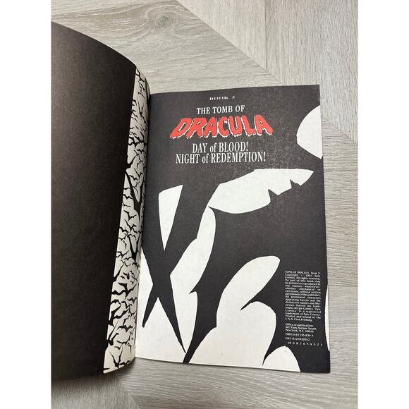 The Tomb of Dracula Book 3 Comic Book Graphic Novel Day Blood Night Redemption - Picture 6 of 10